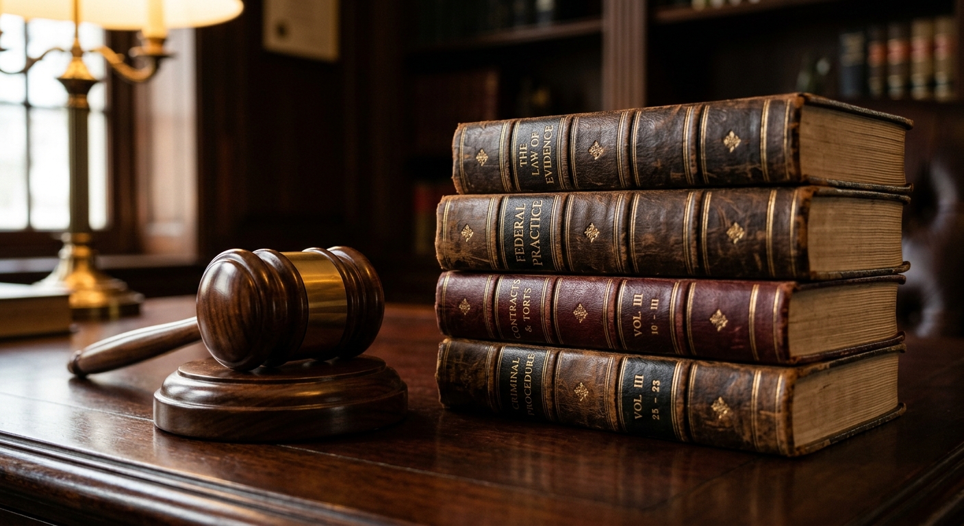 Gavel and Law Books